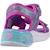 Sandales enfant fille en textile légère confortable Bleu+Bleu blmt+Violet lvmt 15 - vertbaudet enfant 