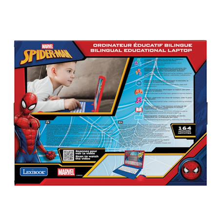 Ordinateur éducatif bilingue avec 164 activités au design spiderman (en/fr) MULTICOLORE 4 - vertbaudet enfant 