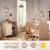 Chambre bébé, lit évolutif et commode à langer avec claustra - tokyo Blanc/marron+Rouge/marron+Vert/marron 1 - vertbaudet enfant 
