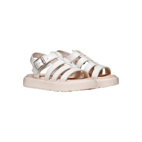 Sandales  à brides Blanc+Noir 3 - vertbaudet enfant 