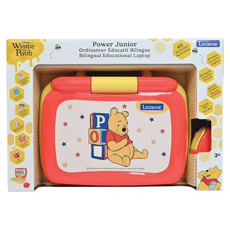 Mon premier ordinateur éducatif winnie (en/fr) MULTICOLORE 3 - vertbaudet enfant 