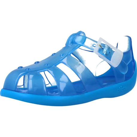 Tongs garçon modèle manuel Blanc+Bleu 10 - vertbaudet enfant 