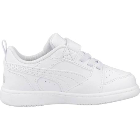 Baskets bébé garçon Blanc white 1 - vertbaudet enfant 