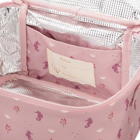 Lunch bag isotherme seahorse (2,5 l) Blanc+Bleu, beige, marron+Ecru, marron, rouge+Marron, blanc+Olive, marron,blanc+Rose hippocampe+Vert+Vert clair+Vert crocodile 19 - vertbaudet enfant 