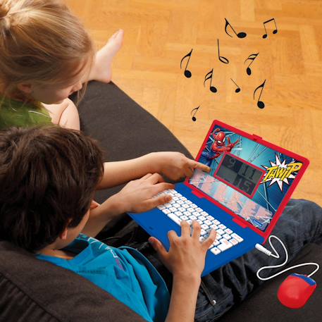 Ordinateur éducatif bilingue avec 164 activités au design spiderman (en/fr) MULTICOLORE 5 - vertbaudet enfant 