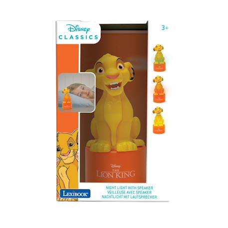 Enceinte veilleuse le roi lion Orange 3 - vertbaudet enfant 