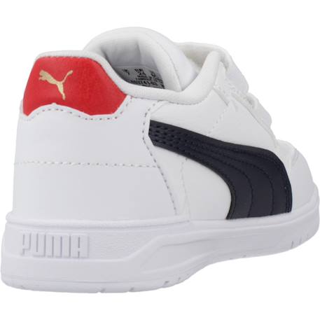 Baskets garçon shuffle downtown Blanc+Blanc white 9 - vertbaudet enfant 