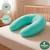 Pack coussin de maternité xxl - 2 housses (bleue & velours) + charlotte - grossesse et allaitement Bleu 4 - vertbaudet enfant 