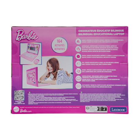 Ordinateur éducatif bilingue avec 164 activités barbie (en/fr) MULTICOLORE 4 - vertbaudet enfant 