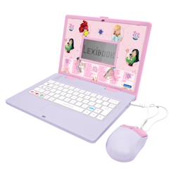 Jouet-Ordinateur éducatif bilingue avec 164 activités disney princesses (en/fr)