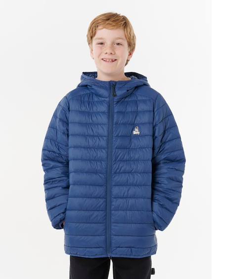 Veste puffer anti-series search enfant Black+Light navy 11 - vertbaudet enfant 