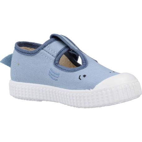 Basket garçon modèle 1366158n Bleu glaciar 5 - vertbaudet enfant 