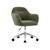 Chaise de bureau enfant à roulettes ajustable tissu chenille - stan kid Beige+Kaki 8 - vertbaudet enfant 