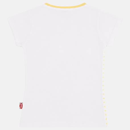 T-shirt manches courtes fille Bleu+Jaune+Rose 10 - vertbaudet enfant 