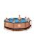 Piscine ronde ø300cm avec pompe filtrante pour jardin Marron+Vert 1 - vertbaudet enfant 