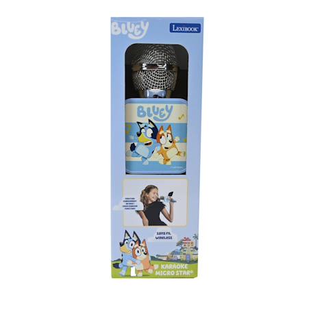 Micro karaoké sans fil bluey avec enceinte bluetooth MULTICOLORE 3 - vertbaudet enfant 