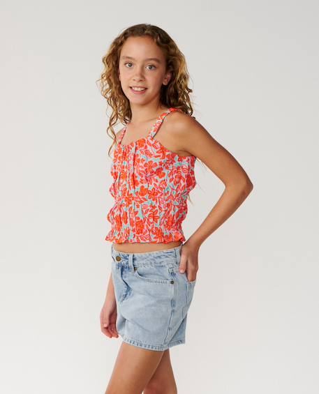 Haut sunshine squad woven fille Mint haze 2 - vertbaudet enfant 