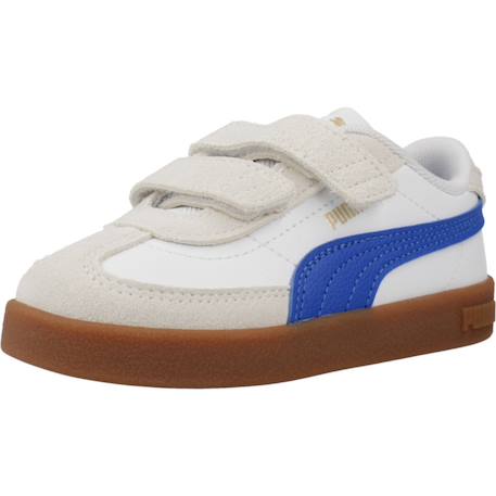 Baskets bébé garçon en cuir Blanc white 4 - vertbaudet enfant 