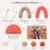 Pack coussin de maternité xxl - housses (corail & velours) + charlotte - grossesse et allaitement Rose 2 - vertbaudet enfant 
