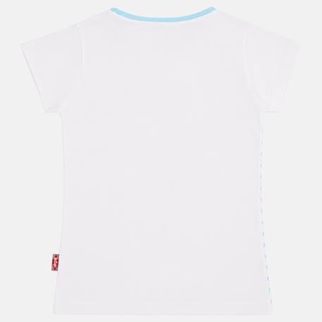T-shirt manches courtes fille Bleu+Jaune+Rose 5 - vertbaudet enfant 
