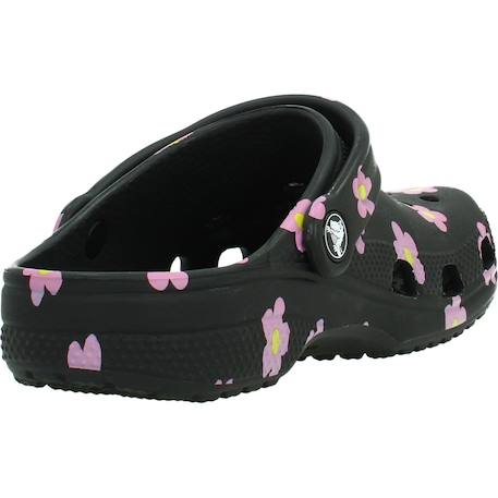 Tongs fille modèle classic flower clog Noir 3 - vertbaudet enfant 