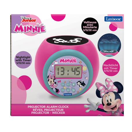 Réveil projecteur minnie MULTICOLORE 3 - vertbaudet enfant 