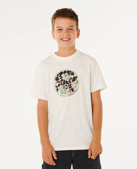 T-shirt à manches courtes wettie passage icon enfant Aloe+Black+Bone 13 - vertbaudet enfant 