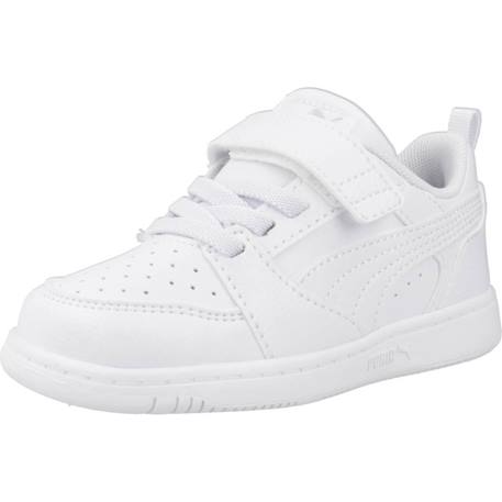 Baskets bébé garçon Blanc white 4 - vertbaudet enfant 