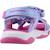 Sandales enfant fille en textile Bleu blpk+Violet lvpk 9 - vertbaudet enfant 
