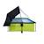 Piscine 300x200x65cm avec voile d'ombrage et pompe filtrante Vert 4 - vertbaudet enfant 