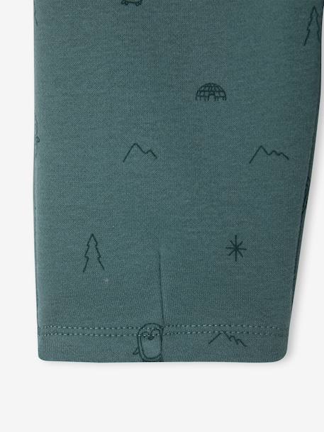 Pantalon large bébé garçon beige+vert émeraude 8 - vertbaudet enfant 