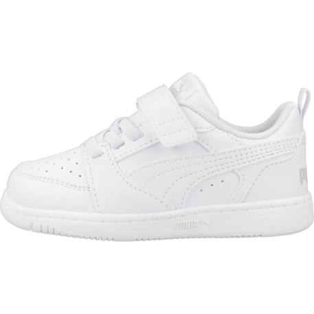 Baskets bébé garçon Blanc white 2 - vertbaudet enfant 
