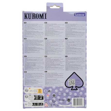 Tablette à dessins multicolore kuromi Violet 4 - vertbaudet enfant 