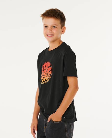 T-shirt à manches courtes wettie passage icon enfant Aloe+Black+Bone 9 - vertbaudet enfant 