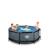 Piscine ø244x76cm avec pompe filtrante Gris 1 - vertbaudet enfant 