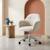 Chaise de bureau enfant à roulettes ajustable tissu chenille - stan kid Beige+Kaki 1 - vertbaudet enfant 