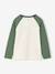 T-shirt manches longues garçon bordeaux+ocre+vert sauge 12 - vertbaudet enfant 