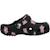Sandale enfant synthétique synthétique classic flower clog Noir 1 - vertbaudet enfant 
