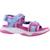 Sandales enfant fille en textile Bleu blpk+Violet lvpk 11 - vertbaudet enfant 