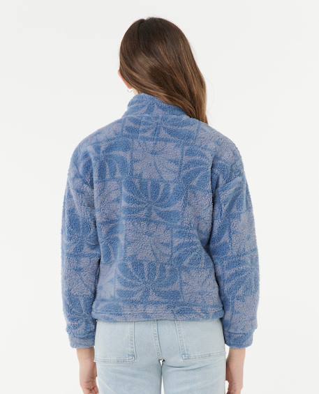 Polaire 1/4 zip artist of search oceanic filles Blue 3 - vertbaudet enfant 