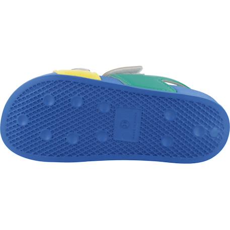 Tongs enfant garçon Bleu+Multicolore 12 - vertbaudet enfant 
