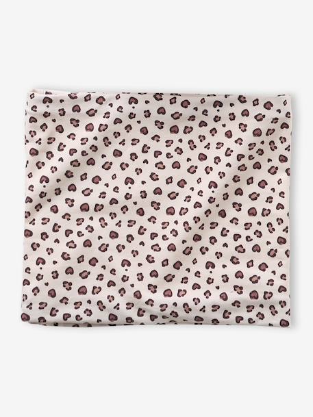 Ensemble fille bonnet et snood jersey beige 3 - vertbaudet enfant 