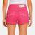 Short en jeans fille avec decor tressé Kaki+Marine+Rose 15 - vertbaudet enfant 