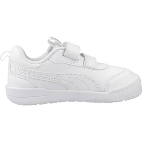 Baskets bébé garçon Blanc white 1 - vertbaudet enfant 