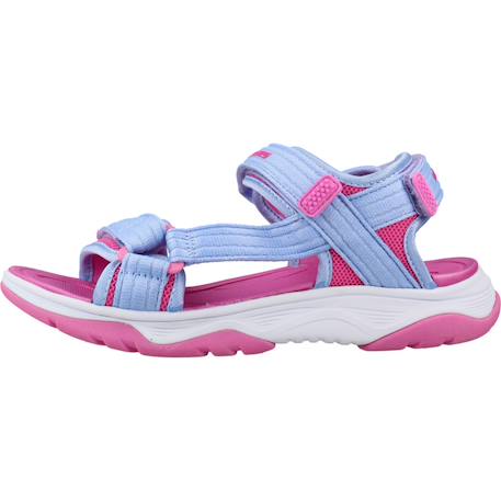 Sandales enfant fille en textile Bleu blpk+Violet lvpk 8 - vertbaudet enfant 