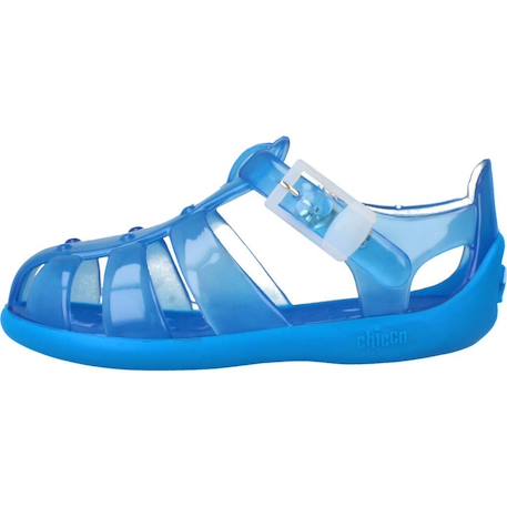 Tongs garçon modèle manuel Blanc+Bleu 8 - vertbaudet enfant 