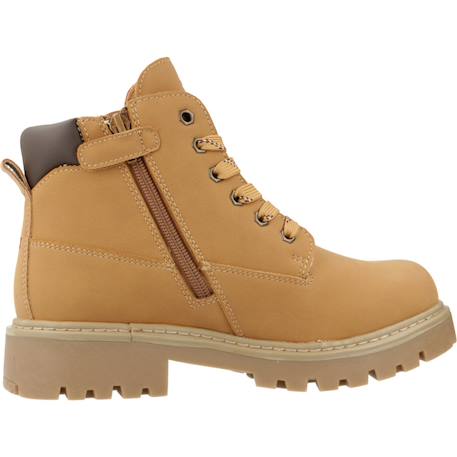 Bottes enfant garçon Brun clair ochre+Brun ocre 1 - vertbaudet enfant 