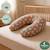 Pack coussin de maternité xxl - housses (corail & velours) + charlotte - grossesse et allaitement Rose 3 - vertbaudet enfant 