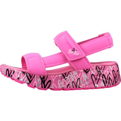 Sandales enfant fille Blanc wmn+Rose hpmt 8 - vertbaudet enfant 