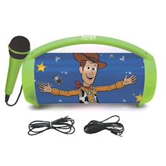 Jouet-Enceinte bluetooth lumineuse avec micro toy story